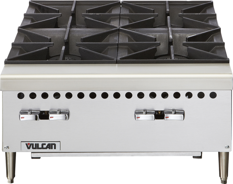 Gas range  4 burners VULCAN