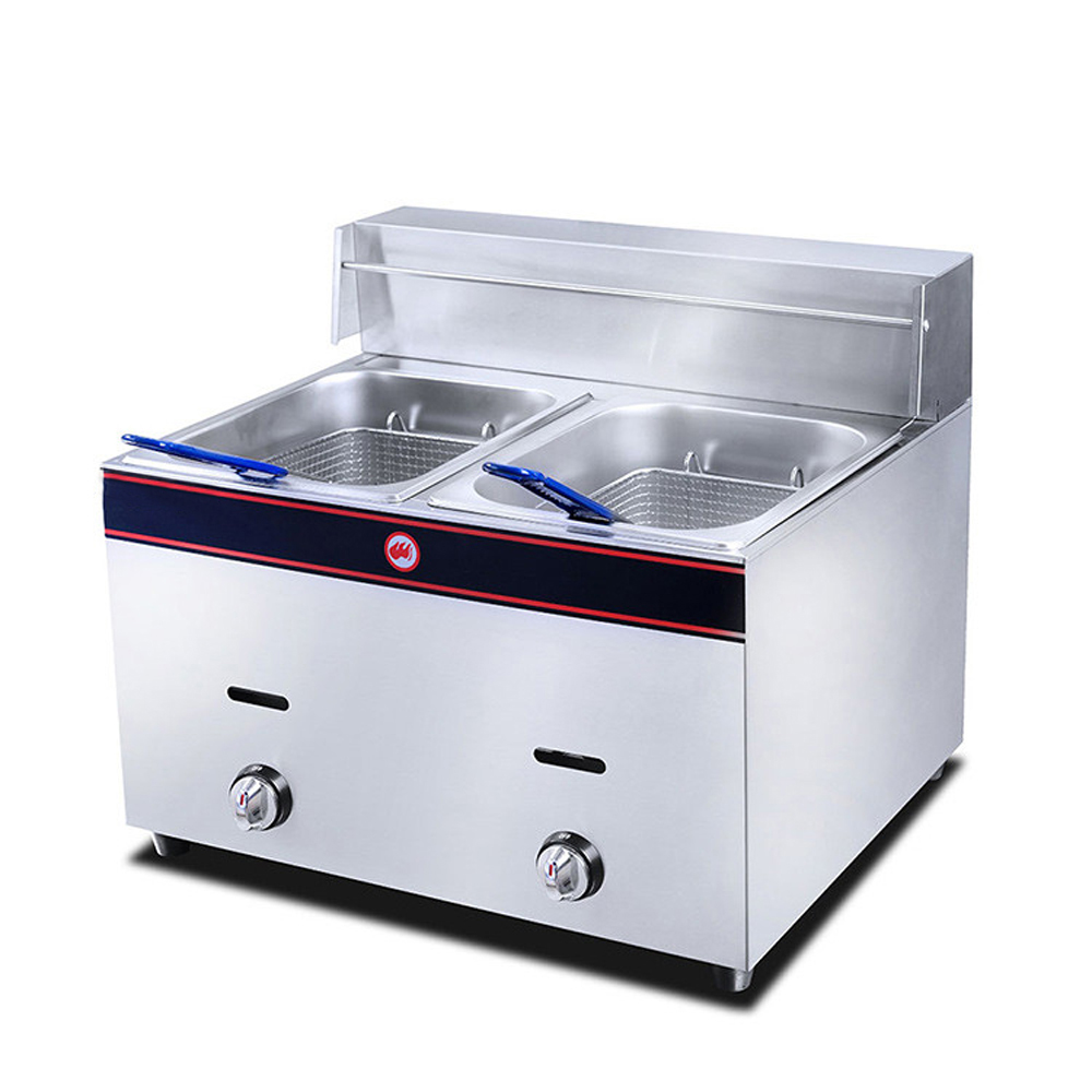 Fryer Double Countertop Gas