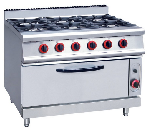 Gas range 6 burners with oven ACE