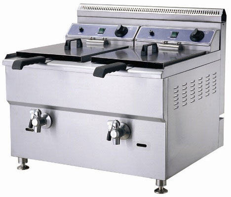 Gas Countertop double fryer